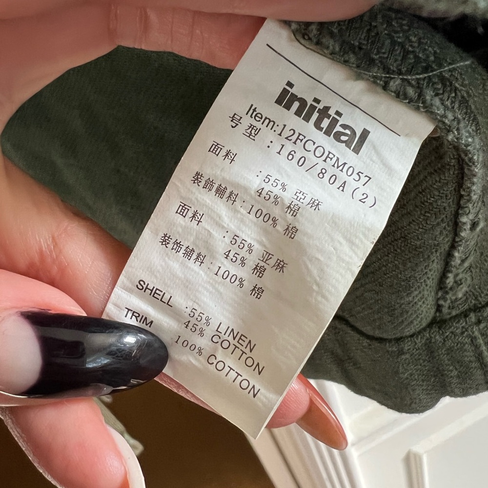 Initial Military Green Jacket - image 8